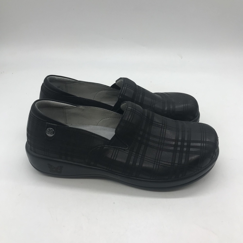 Black Plaid Women's Shoes